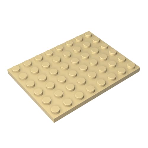 Klassische Ziegel GDS-524-031 Plate 6 x 8 Kompatibel mit Lego 3036 100% Kompatibel mit Lego und Allen großen Ziegel-Marken von TYCOLE