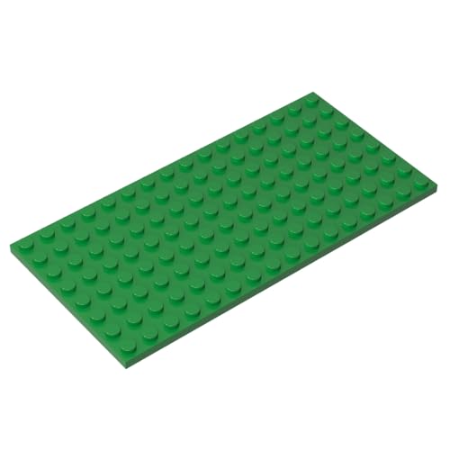 Klassische Ziegel GDS-529-040 Plate 8 x 16 Kompatibel mit Lego 92438 100% Kompatibel mit Lego und Allen großen Ziegel-Marken von TYCOLE