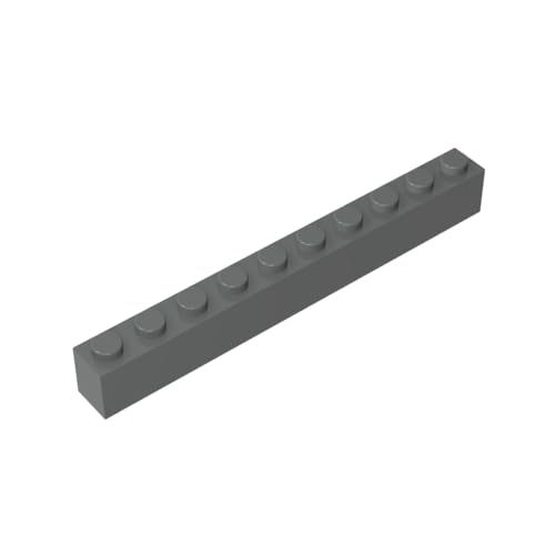 Klassische Ziegel GDS-537-072 Brick 1 x 10 Kompatibel mit Lego 6111 100% Kompatibel mit Lego und Allen großen Ziegel-Marken von TYCOLE