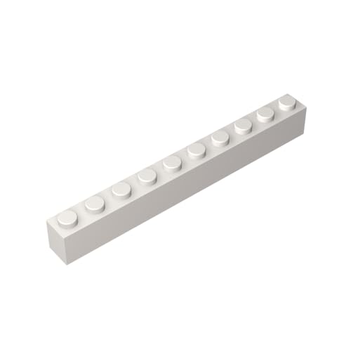 Klassische Ziegel GDS-537-090 Brick 1 x 10 Kompatibel mit Lego 6111 100% Kompatibel mit Lego und Allen großen Ziegel-Marken von TYCOLE