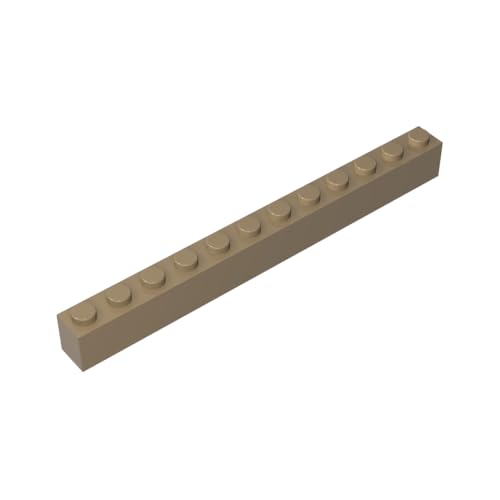 Klassische Ziegel GDS-538-034 Brick 1 x 12 Kompatibel mit Lego 6112 100% Kompatibel mit Lego und Allen großen Ziegel-Marken von TYCOLE