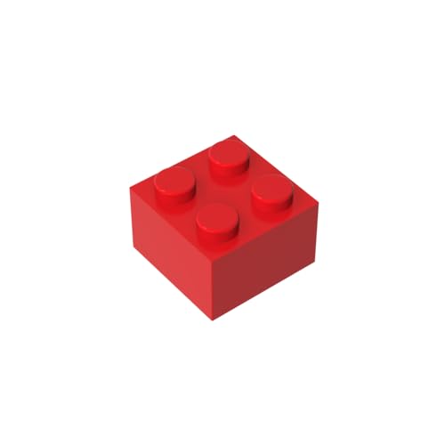 Klassische Ziegel GDS-540-010 Brick 2 x 2 Kompatibel mit Lego 3003-35275-6223-62404-19182 100% Kompatibel mit Lego und Allen großen Ziegel-Marken von TYCOLE