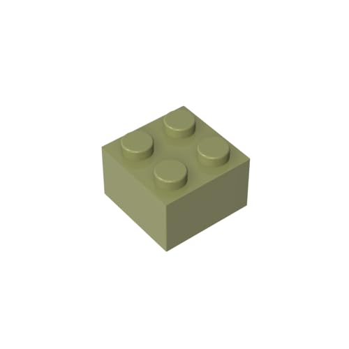 Klassische Ziegel GDS-540-049 Brick 2 x 2 Kompatibel mit Lego 3003-35275-6223-62404-19182 100% Kompatibel mit Lego und Allen großen Ziegel-Marken von TYCOLE