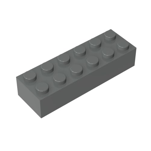Klassische Ziegel GDS-543-072 Brick 2 x 6 Kompatibel mit Lego 44237-2456 100% Kompatibel mit Lego und Allen großen Ziegel-Marken von TYCOLE