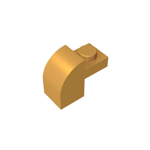 Klassische Ziegel GDS-654-035 Brick Curved 1 x 2 x 1 1/3 with Curved Top Kompatibel mit Lego 6091-32807 100% Kompatibel mit Lego und Allen großen Ziegel-Marken von TYCOLE
