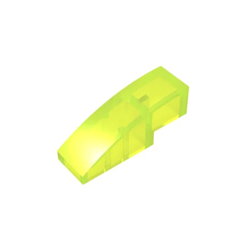 Klassische Ziegel GDS-657-141 Slope Curved 3 x 1 No Studs Kompatibel mit Lego 50950 100% Kompatibel mit Lego und Allen großen Ziegel-Marken von TYCOLE