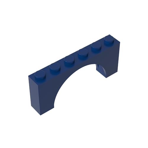 Klassische Ziegel GDS-678-055 Brick Arch 1 x 6 x 2 - Thin Top Without Reinforced Underside [New Version] Kompatibel mit Lego 15254-12939 100% Kompatibel mit Lego und Allen großen Ziegel-Marken von TYCOLE