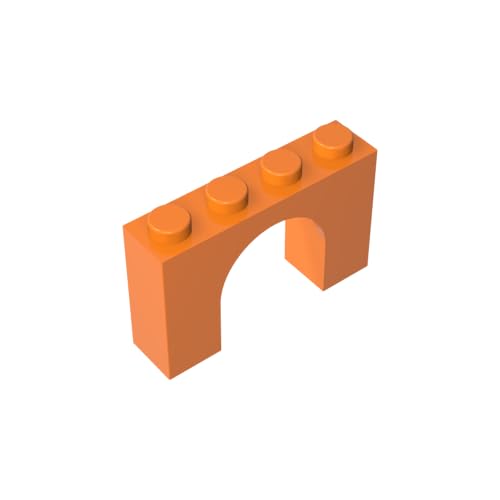 Klassische Ziegel GDS-680-021 Brick Arch 1 x 4 x 2 Kompatibel mit Lego 6182 100% Kompatibel mit Lego und Allen großen Ziegel-Marken von TYCOLE