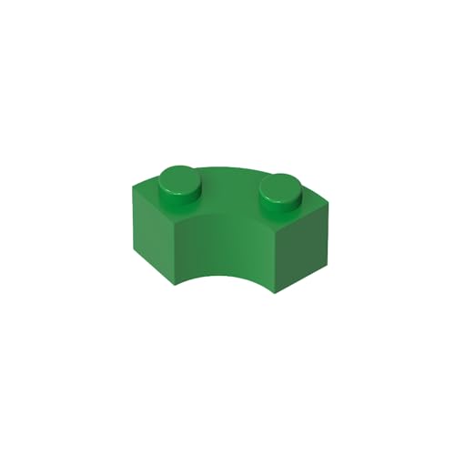 Klassische Ziegel GDS-799 Brick Round Corner 2 x 2 Macaroni with Stud Notch and Reinforced Underside Kompatibel mit Lego 85080-3063 100% Kompatibel mit Lego und Allen großen Ziegel-Marken von TYCOLE