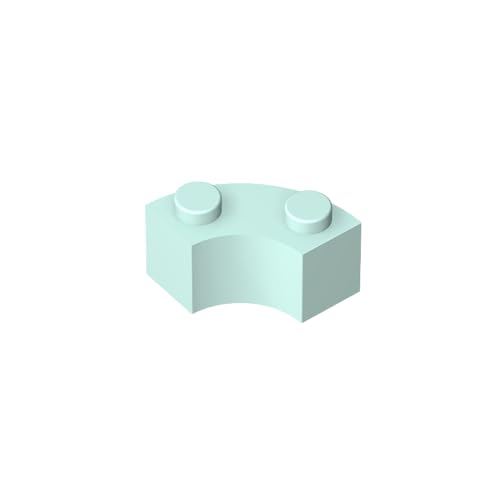 Klassische Ziegel GDS-799 Brick Round Corner 2 x 2 Macaroni with Stud Notch and Reinforced Underside Kompatibel mit Lego 85080-3063 100% Kompatibel mit Lego und Allen großen Ziegel-Marken von TYCOLE