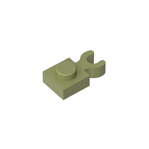 Klassische Ziegel GDS-814-049 Plate Special 1 x 1 with Clip Vertical [Thick U Clip] Kompatibel mit Lego 4085-60897 100% Kompatibel mit Lego und Allen großen Ziegel-Marken von TYCOLE