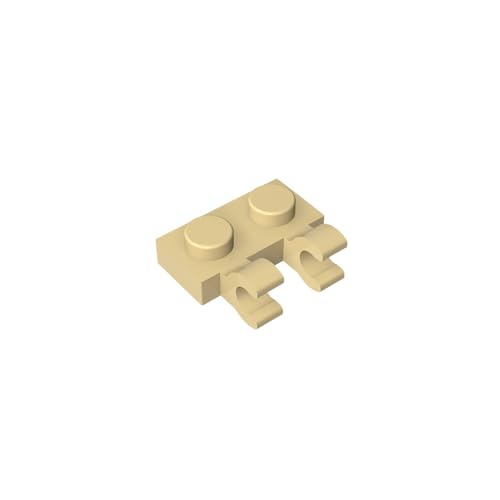 Klassische Ziegel GDS-816-021 Plate Special 1 x 2 with Clips Horizontal [Thick U-Clips] Kompatibel mit Lego 60470 100% Kompatibel mit Lego und Allen großen Ziegel-Marken von TYCOLE
