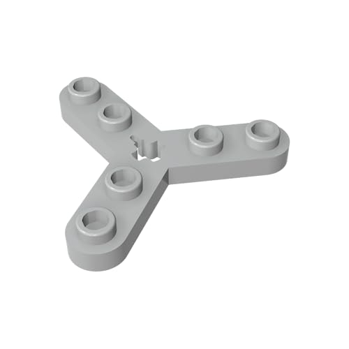 Klassische Ziegel GDS-983-030 Technicial Plate Rotor 3 Blade with Smooth Ends and 6 Studs (Propeller) Kompatibel mit Lego 32125 100% Kompatibel mit Lego und Allen großen Ziegel-Marken von Eske Kouri