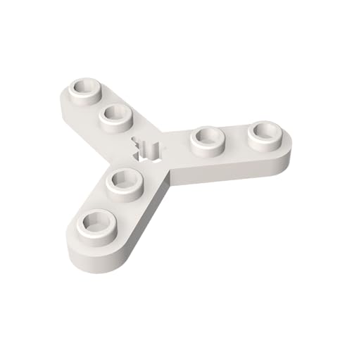 Klassische Ziegel GDS-983-033 Technicial Plate Rotor 3 Blade with Smooth Ends and 6 Studs (Propeller) Kompatibel mit Lego 32125 100% Kompatibel mit Lego und Allen großen Ziegel-Marken von Eske Kouri