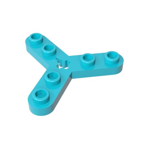 Klassische Ziegel GDS-983-072 Technicial Plate Rotor 3 Blade with Smooth Ends and 6 Studs (Propeller) Kompatibel mit Lego 32125 100% Kompatibel mit Lego und Allen großen Ziegel-Marken von Eske Kouri