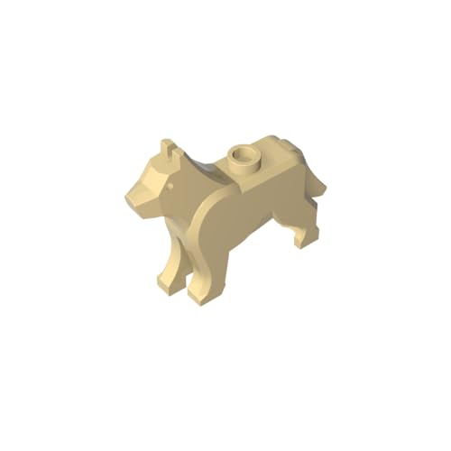 Klassische Ziegel GDS-M1261-031 Animal, Dog/Wolf Kompatibel mit Lego 48812 100% Kompatibel mit Lego und Allen großen Ziegel-Marken von TYCOLE