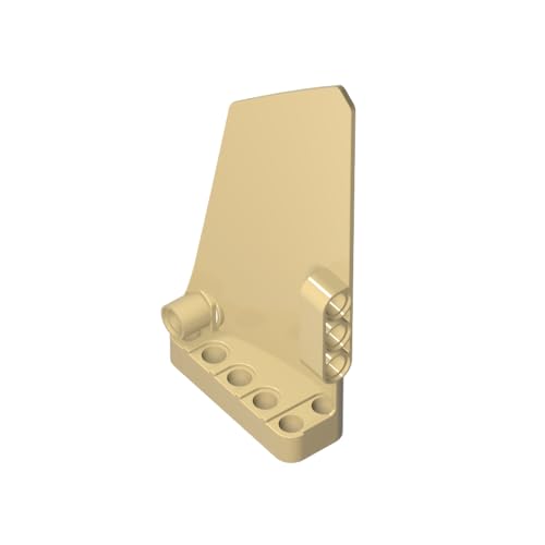 TYCOLE Gobricks GDS-1023 Technical, Panel Fairing #18 Large Smooth, Side B Compatible with 64682 All Major Brick Brands,Building Blocks,Parts and Pieces (5 Tan(031),80PCS) von TYCOLE