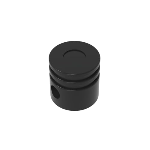 TYCOLE Gobricks GDS-1149 Technical Engine Piston Round Compatible with 2851 All Major Brick Brands,Building Blocks,Parts and Pieces (26 Black(080),500PCS) von TYCOLE