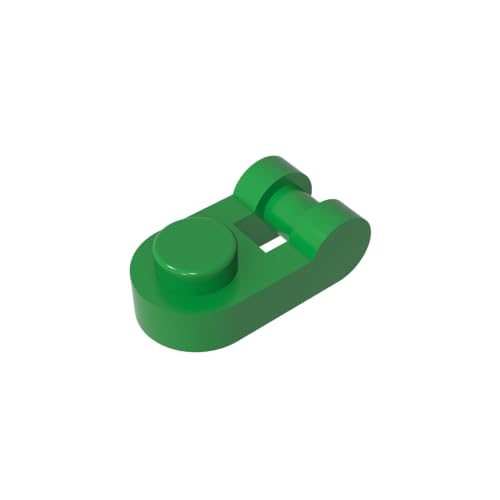 TYCOLE Gobricks GDS-1290 Plate, Round 1 x 1 with Bar Handle on Side Compatible with 26047 All Major Brick Brands,Building Blocks,Parts and Pieces (28 Green(040),50 PCS) von TYCOLE
