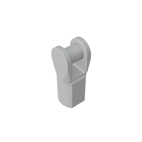 TYCOLE Gobricks GDS-1298 Bar Holder with Handle Compatible with 23443 All Major Brick Brands,Building Blocks,Parts and Pieces (194 Light Bluish Gray(071),50 PCS) von TYCOLE