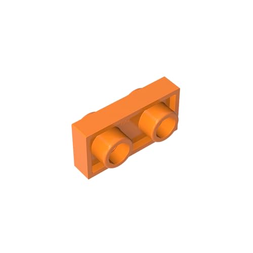 TYCOLE Gobricks GDS-1581 1x2 Double Panel Compatible All Major Brick Brands Toys,Building Blocks,Technical Parts,Assembles DIY (106 Orange(021),50 PCS) von TYCOLE