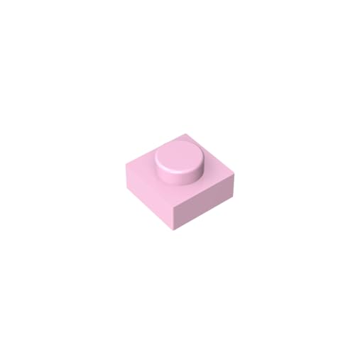 TYCOLE Gobricks GDS-501 Plate 1 x 1 Compatible with 3024 All Major Brick Brands,Building Blocks,Parts and Pieces (Orchid pink(017),900 PCS) von TYCOLE