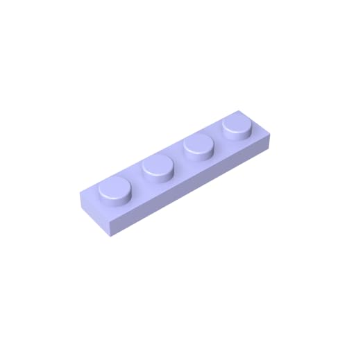 TYCOLE Gobricks GDS-504 Plate 1 x 4 Compatible with 3710 All Major Brick Brands,Building Blocks,Parts and Pieces (Light Grayish Blue(056),700PCS) von TYCOLE