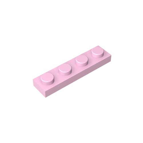 TYCOLE Gobricks GDS-504 Plate 1 x 4 Compatible with 3710 All Major Brick Brands,Building Blocks,Parts and Pieces (Orchid pink(017),700PCS) von TYCOLE