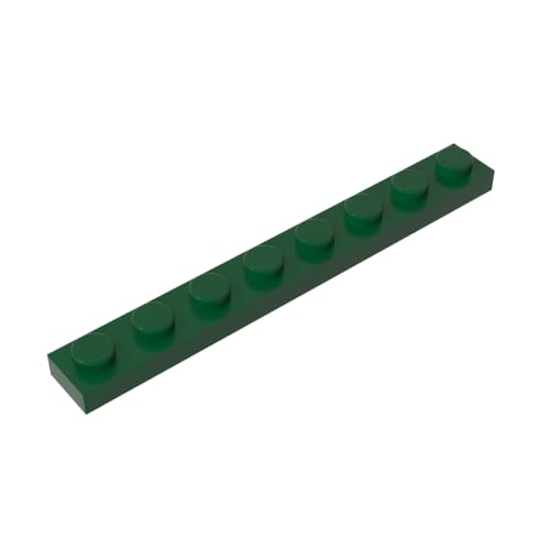 TYCOLE Gobricks GDS-506 Plate 1 x 8 Compatible with 3460 All Major Brick Brands,Building Blocks,Parts and Pieces (141 Dark Green(047),20PCS) von TYCOLE