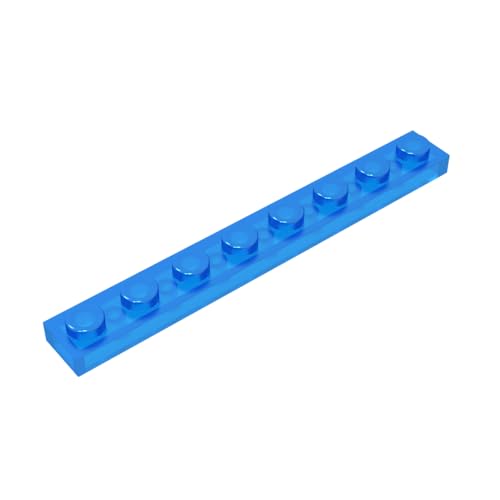 TYCOLE Gobricks GDS-506 Plate 1 x 8 Compatible with 3460 All Major Brick Brands,Building Blocks,Parts and Pieces (43 Trans-Dark Blue(150),400PCS) von TYCOLE