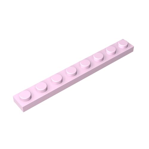 TYCOLE Gobricks GDS-506 Plate 1 x 8 Compatible with 3460 All Major Brick Brands,Building Blocks,Parts and Pieces (Languid Lavender(064),400PCS) von TYCOLE