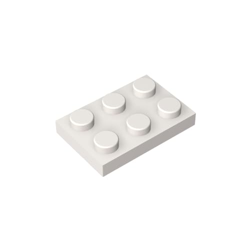TYCOLE Gobricks GDS-510 Plate 2 x 3 Compatible with 3021 All Major Brick Brands Toys Building Blocks Technical Parts Assembles DIY (1 White (090),400PCS) von TYCOLE