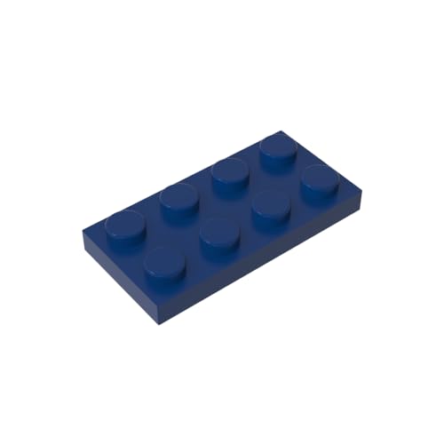 TYCOLE Gobricks GDS-511 Plate 2 x 4 Compatible with 3020 Pieces of Children's Toys Building Block Particles Plate DIY (20 PCS,140 Dark Blue(055)) von TYCOLE