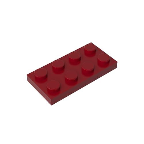TYCOLE Gobricks GDS-511 Plate 2 x 4 Compatible with 3020 Pieces of Children's Toys Building Block Particles Plate DIY (20 PCS,154 Dark Red(014)) von TYCOLE