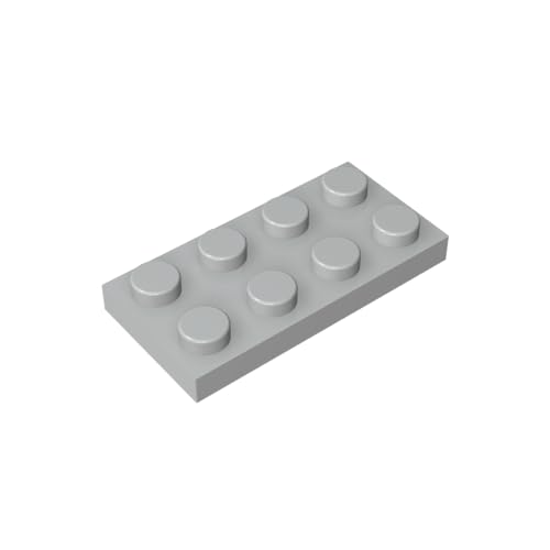 TYCOLE Gobricks GDS-511 Plate 2 x 4 Compatible with 3020 Pieces of Children's Toys Building Block Particles Plate DIY (20 PCS,194 Light Bluish Gray(071)) von TYCOLE