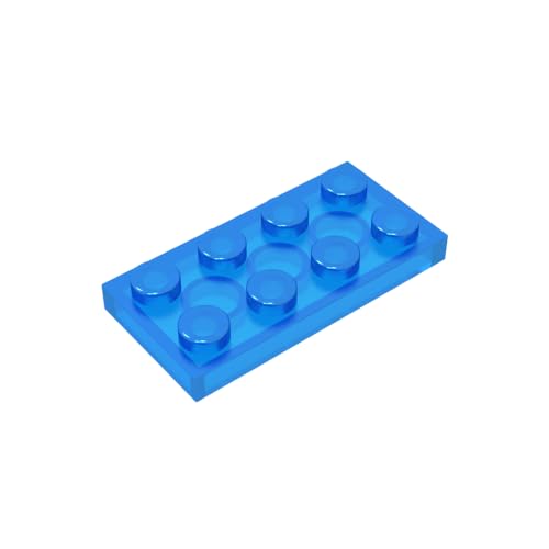 TYCOLE Gobricks GDS-511 Plate 2 x 4 Compatible with 3020 Pieces of Children's Toys Building Block Particles Plate DIY (20 PCS,43 Trans-Dark Blue(150)) von TYCOLE
