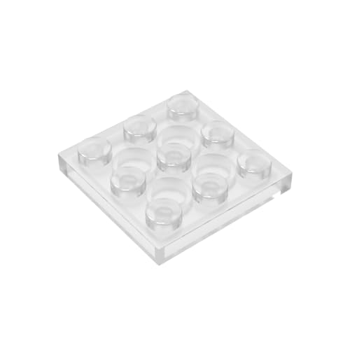 TYCOLE Gobricks GDS-518 Plate 3 x 3 Compatible with 11212 All Major Brick Brands Toys Building Blocks Technical Parts Assembles DIY (40 Trans-Clear(180),20 PCS) von TYCOLE