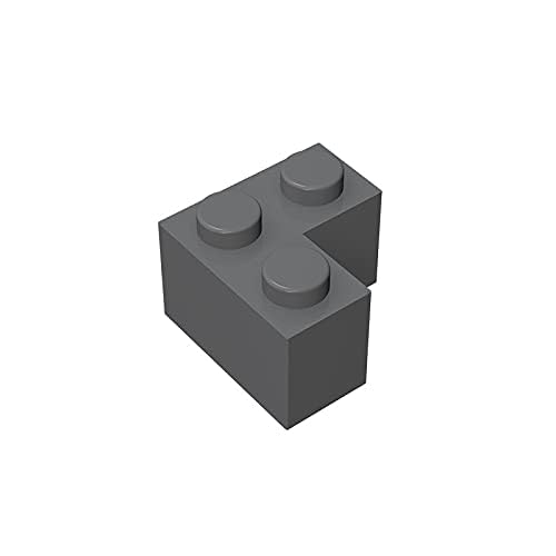 Gobricks GDS-572 Brick 2 x 2 Corner Compatible with 2357 All Major Brick Brands Toys,Building Blocks,Technical Parts,Assembles DIY (199 Dark Bluish Gray(072),20 PCS) von TYCOLE
