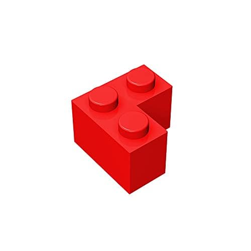 TYCOLE Gobricks GDS-572 Brick 2 x 2 Corner Compatible with 2357 All Major Brick Brands Toys,Building Blocks,Technical Parts,Assembles DIY (21 Red(010),20 PCS) von TYCOLE