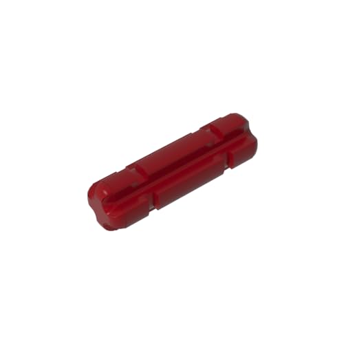 TYCOLE Gobricks GDS-580, Axle 2 Notched Compatible with 32062 All Major Brick Brands Toys Building Blocks Technical Parts Assembles DIY (154 Dark Red(014),50 PCS) von TYCOLE