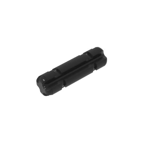TYCOLE Gobricks GDS-580, Axle 2 Notched Compatible with 32062 All Major Brick Brands Toys Building Blocks Technical Parts Assembles DIY (26 Black(080),50 PCS) von TYCOLE