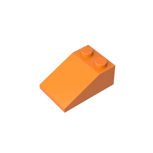 TYCOLE Gobricks GDS-584 Slope 33 3 x 2 Compatible with 3298 All Major Brick Brands Toys,Building Blocks,Technical Parts,Assembles DIY (106 Orange(021),20 PCS) von TYCOLE