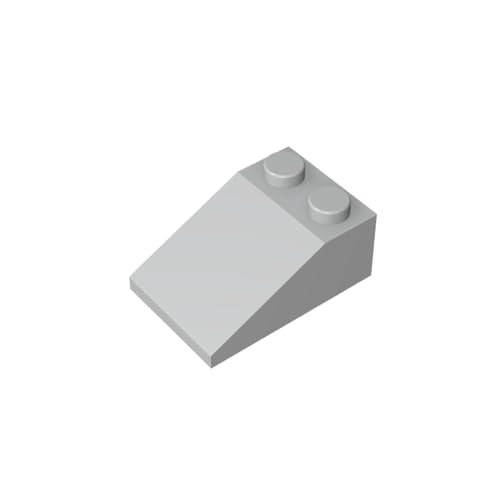 TYCOLE Gobricks GDS-584 Slope 33 3 x 2 Compatible with 3298 All Major Brick Brands Toys,Building Blocks,Technical Parts,Assembles DIY (194 Light Bluish Gray(071),20 PCS) von TYCOLE