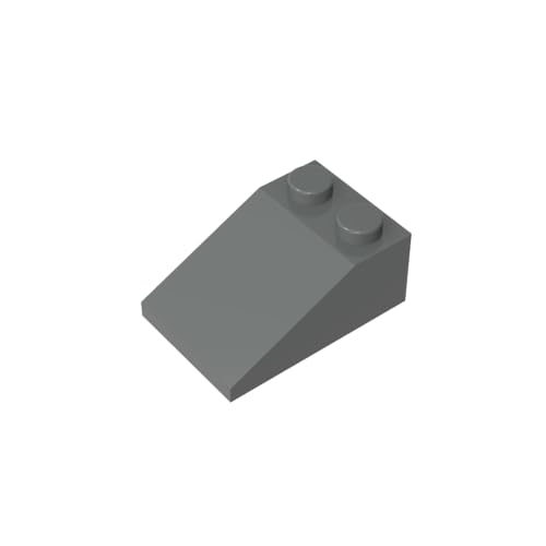 TYCOLE Gobricks GDS-584 Slope 33 3 x 2 Compatible with 3298 All Major Brick Brands Toys,Building Blocks,Technical Parts,Assembles DIY (199 Dark Bluish Gray(072),20 PCS) von TYCOLE
