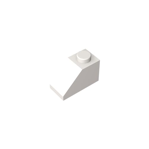 TYCOLE Gobricks GDS-588 Slope 45 2 x 1 Compatible with 3040 6270 All Major Brick Brands Toys Building Blocks Technical Parts Assembles DIY (1 White(090),50 PCS) von TYCOLE