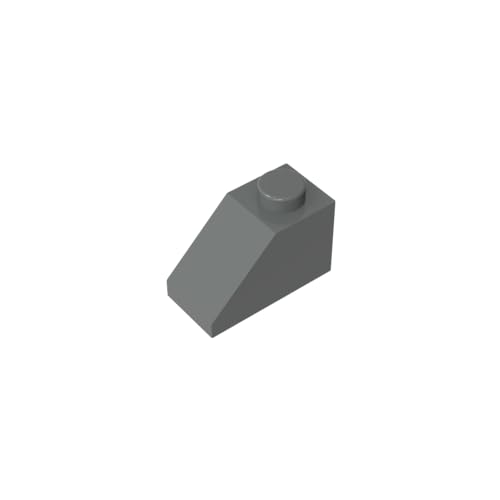 TYCOLE Gobricks GDS-588 Slope 45 2 x 1 Compatible with 3040 6270 All Major Brick Brands Toys Building Blocks Technical Parts Assembles DIY (199 Dark Bluish Gray(072),50 PCS) von TYCOLE