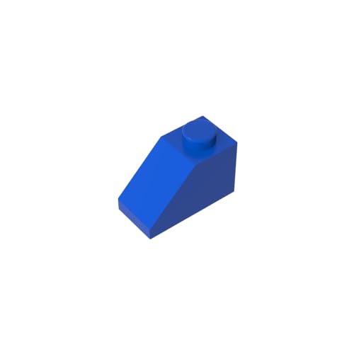 TYCOLE Gobricks GDS-588 Slope 45 2 x 1 Compatible with 3040 6270 All Major Brick Brands Toys Building Blocks Technical Parts Assembles DIY (23 Blue(050),50 PCS) von TYCOLE