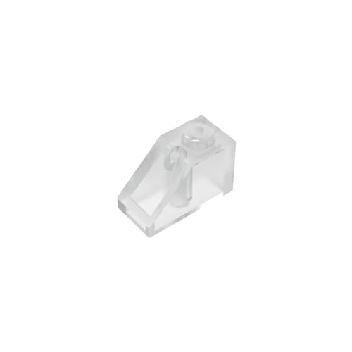 TYCOLE Gobricks GDS-588 Slope 45 2 x 1 Compatible with 3040 6270 All Major Brick Brands Toys Building Blocks Technical Parts Assembles DIY (40 Trans-Clear(180),50 PCS) von TYCOLE