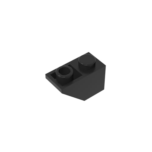TYCOLE Gobricks GDS-597 Slope, Inverted 45 2 x 1 Compatible with 3665 All Major Brick Brands Toys,Building Blocks,Technical Parts,Assembles DIY (26 Black(080),30 PCS) von TYCOLE