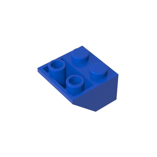 TYCOLE Gobricks GDS-599 Compatible with 3660 ROOF Tile 2X2/45 INV. - 2x2 45 Reverse Slope All Major Brick Brands,Building Blocks,Technical Parts,Assembles DIY (23 Blue(050),20 PCS) von TYCOLE